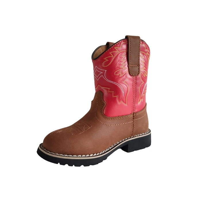 China Waterproof embroidery cowboy boots for kids